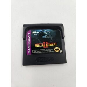 Mortal Kombat II Sega Game Gear 1994 Fighting Game Cartridge MK2 Authentic